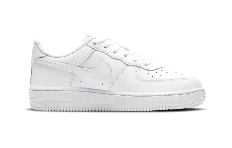 Nike Air Force 1 Low LE Triple White PS 2