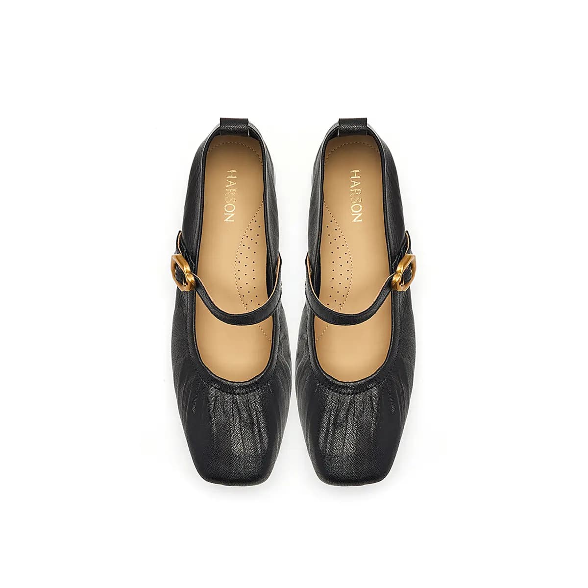 HARSON Sheep Leather Commute Versatile Mary Jane Shoes Women's 10