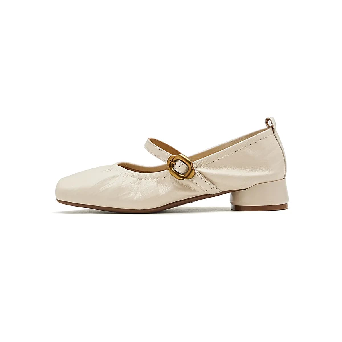 HARSON Sheep Leather Mary Jane Shoes Qadın