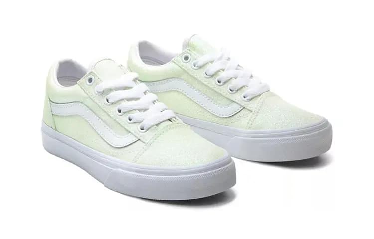 Vans Old Skool Uşaq Skate Ayaqqabısı Yaşıl/Ağ 3