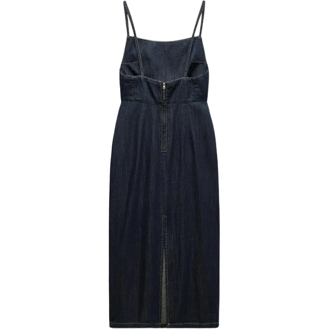 ZARA Slip Don Qadın Göy 2