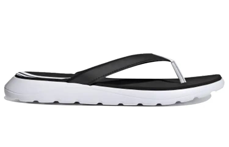 Adidas Comfort Flip Flop 'White Black' Women's 2