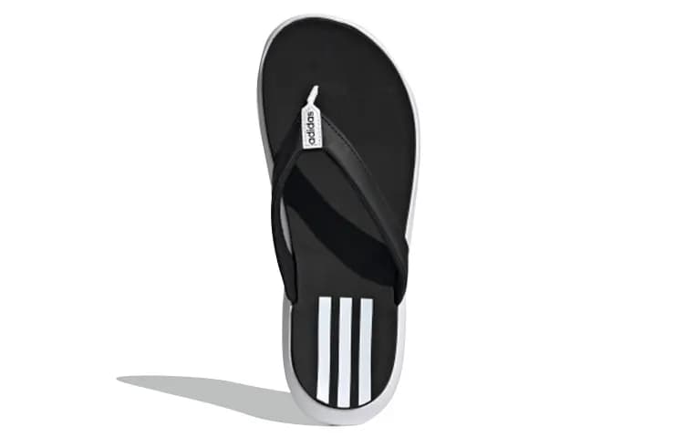 Adidas Comfort Flip Flop 'White Black' Women's 5