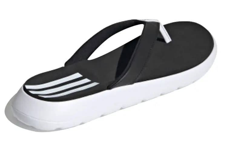 Adidas Comfort Flip Flop 'White Black' Women's 4