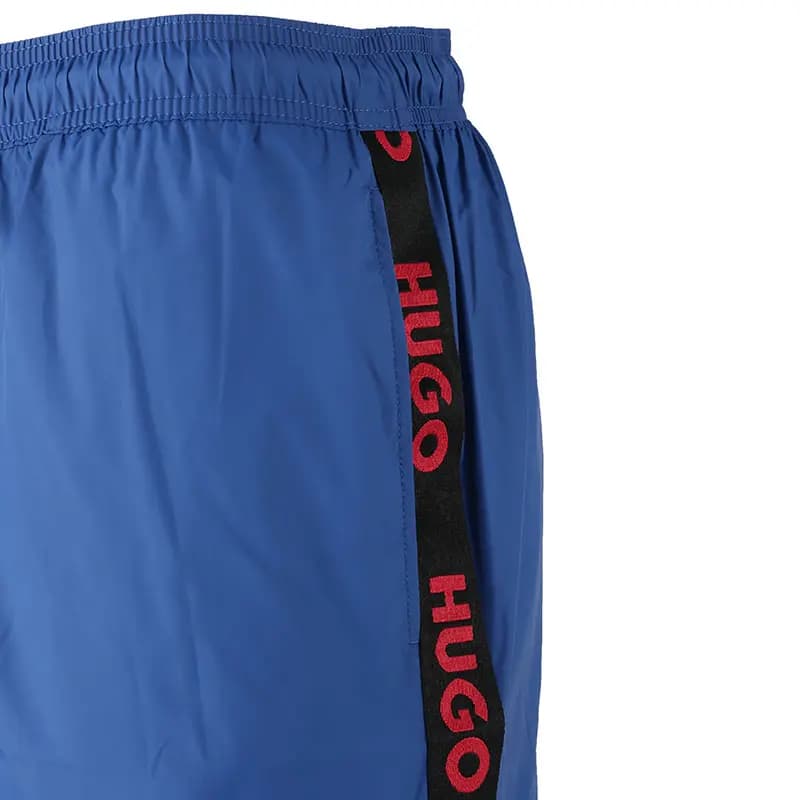 HUGO BOSS SS24 Hugo Series Çimərlik Şortu Kişi Kral Göyü 4