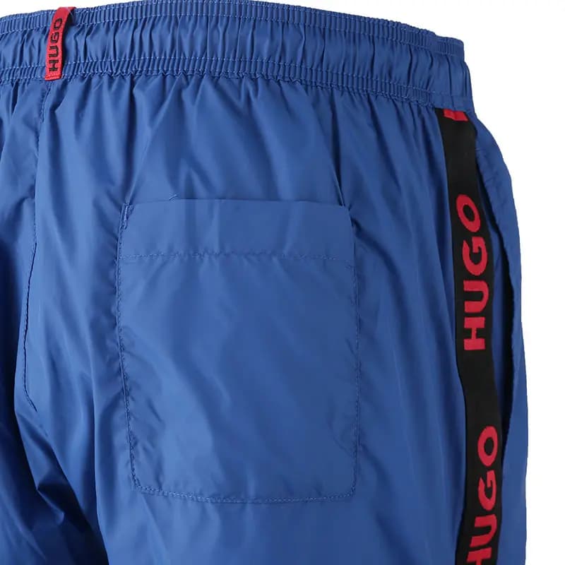 HUGO BOSS SS24 Hugo Series Çimərlik Şortu Kişi Kral Göyü 6