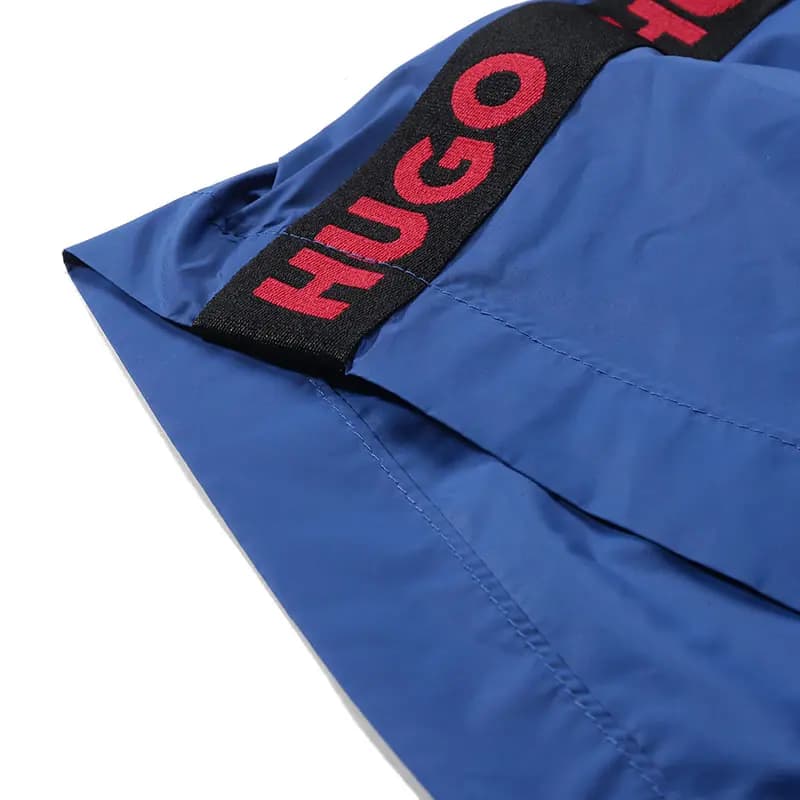 HUGO BOSS SS24 Hugo Series Çimərlik Şortu Kişi Kral Göyü 7