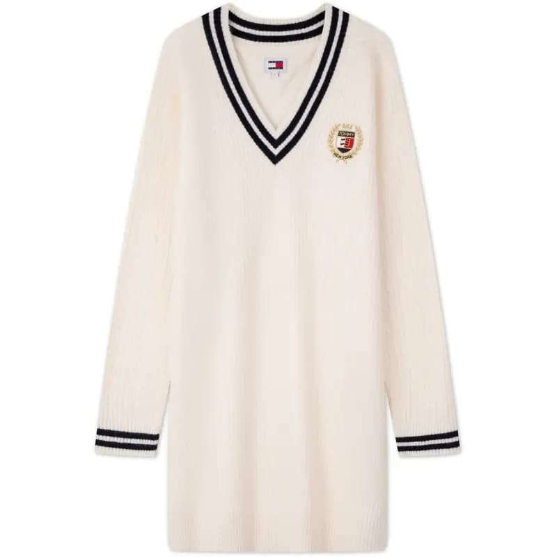 Tommy Hilfiger V-Yaxa Toxunma Don Qadın
