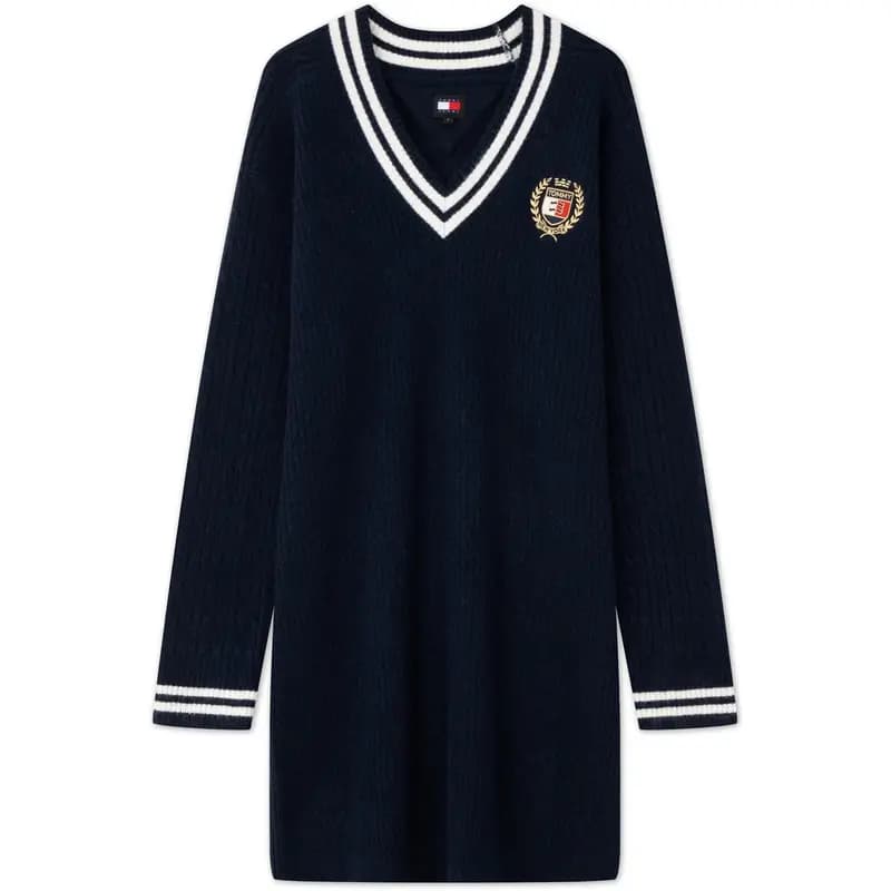 Tommy Hilfiger V-Yaxa Toxunma Don Qadın 6