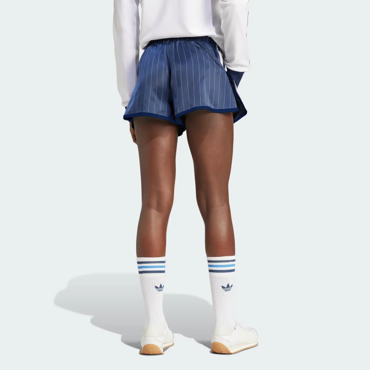 Sporty & Rich X Adidas Originals Şort Qadın Mavi 3