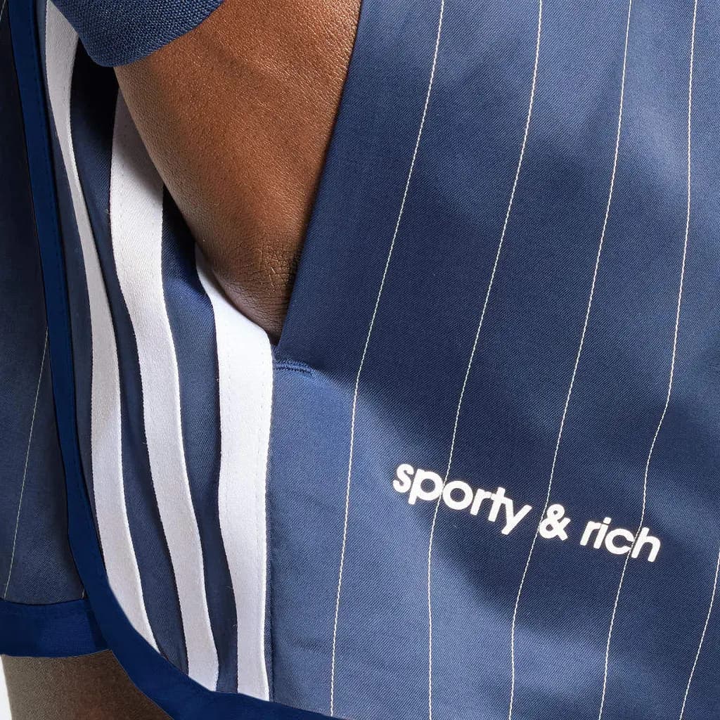 Sporty & Rich X Adidas Originals Şort Qadın Mavi 6
