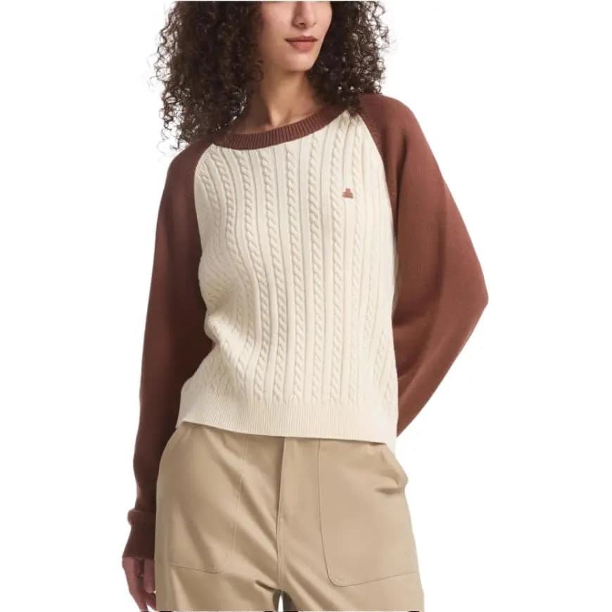 GAP Crew Neck Loose Raglan Sleeve Simple Commute Comfortable Knit Top Women's 5