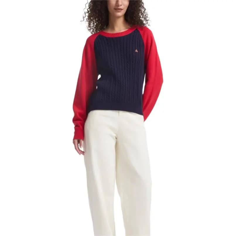 GAP Crew Neck Loose Raglan Sleeve Simple Commute Comfortable Knit Top Women's 10