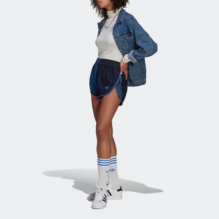 Adidas Originals Qadın Şort Mavi 3