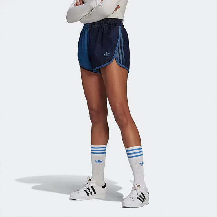 Adidas Originals Qadın Şort Mavi 5