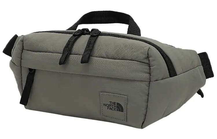 THE NORTH FACE 4L Fanny Pack Outdoor Bag Nylon Khaki Green Unisex