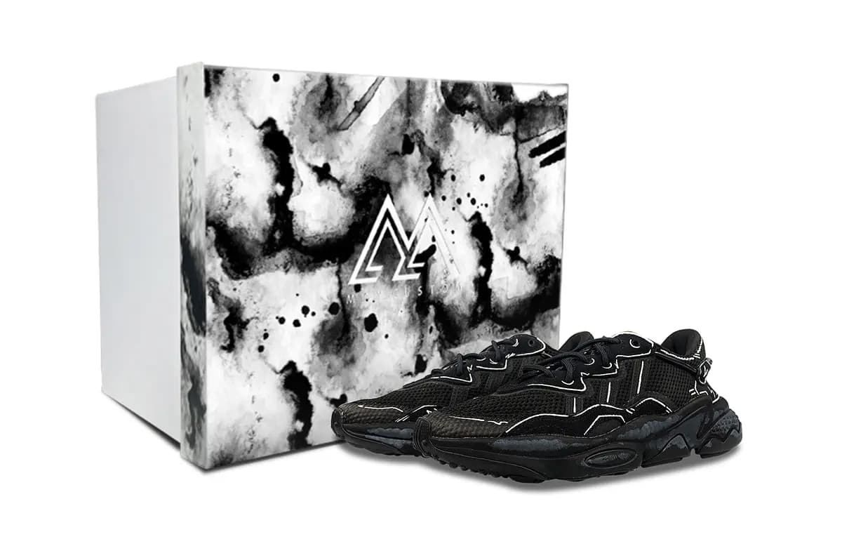 Adidas Originals Ozweego Unisex İdman Ayaqqabısı Qara/Ağ