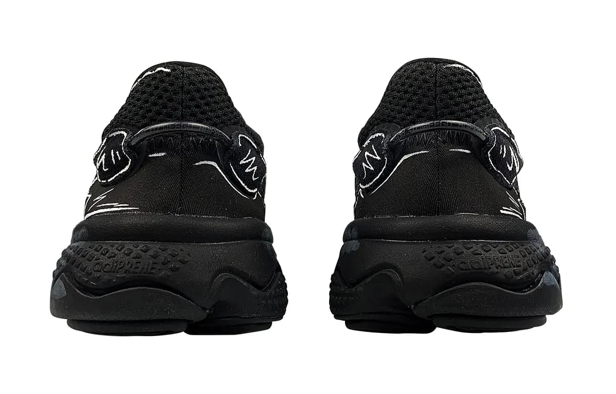 Adidas Originals Ozweego Unisex İdman Ayaqqabısı Qara/Ağ 6