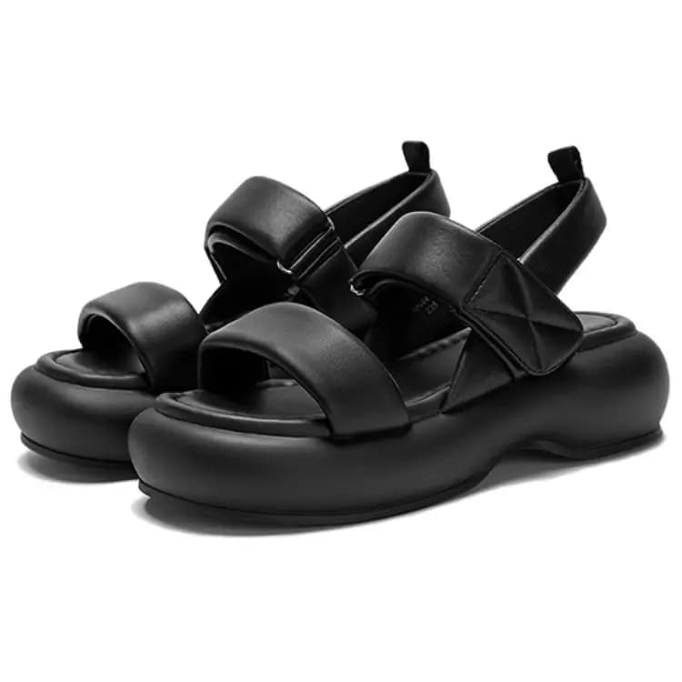 NINE WEST Dəri Bantlı Sandal Qadın 4