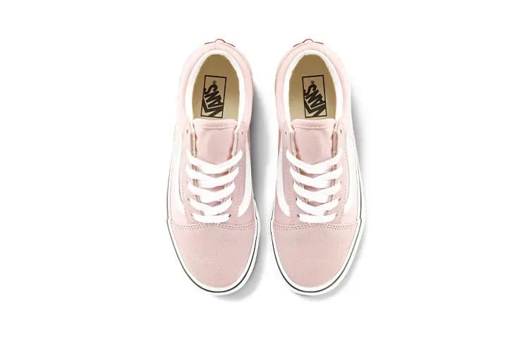 Vans Old Skool Uşaq Ayaqqabısı Çəhrayı/Ağ 3