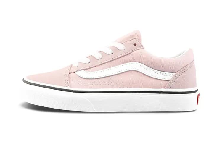 Vans Old Skool Uşaq Ayaqqabısı Çəhrayı/Ağ