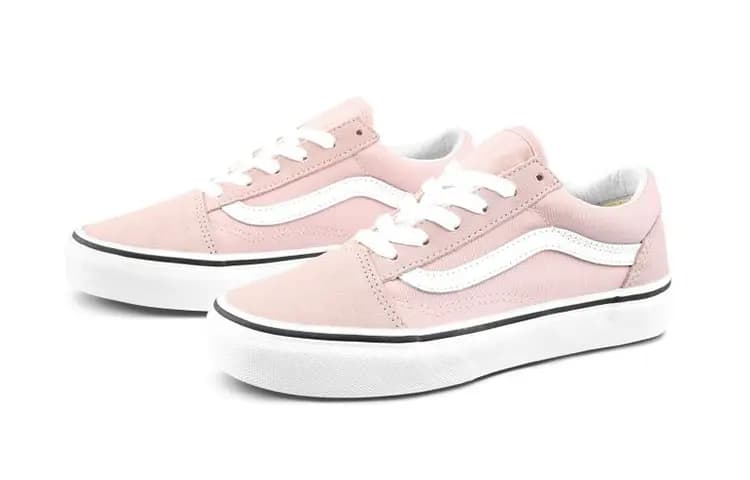 Vans Old Skool Uşaq Ayaqqabısı Çəhrayı/Ağ 2