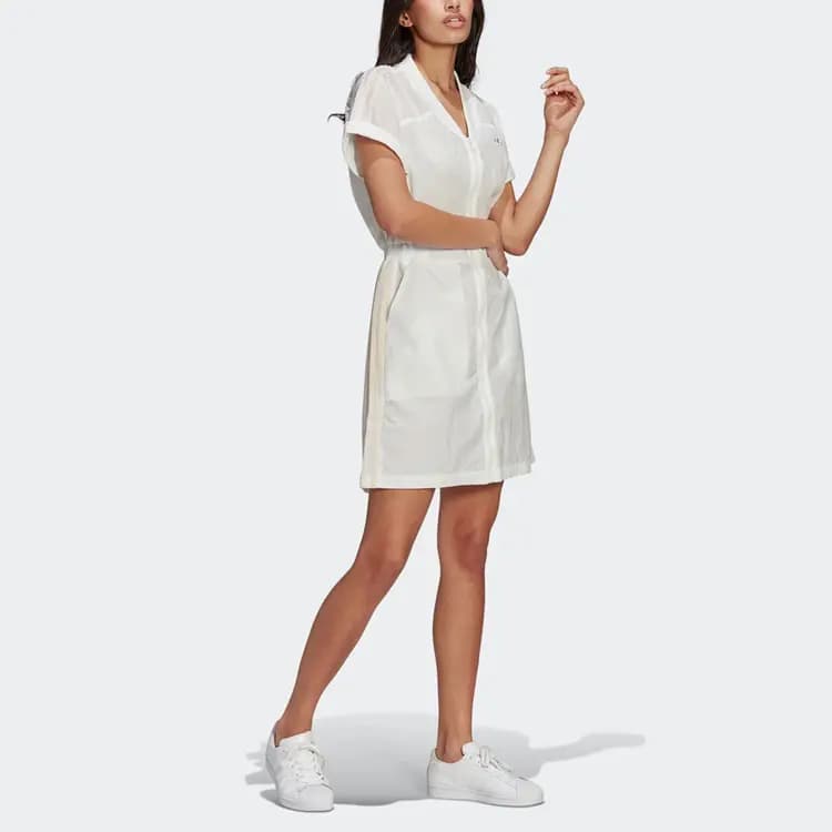 adidas Originals Trefoil Qadın Donu Ağ 4