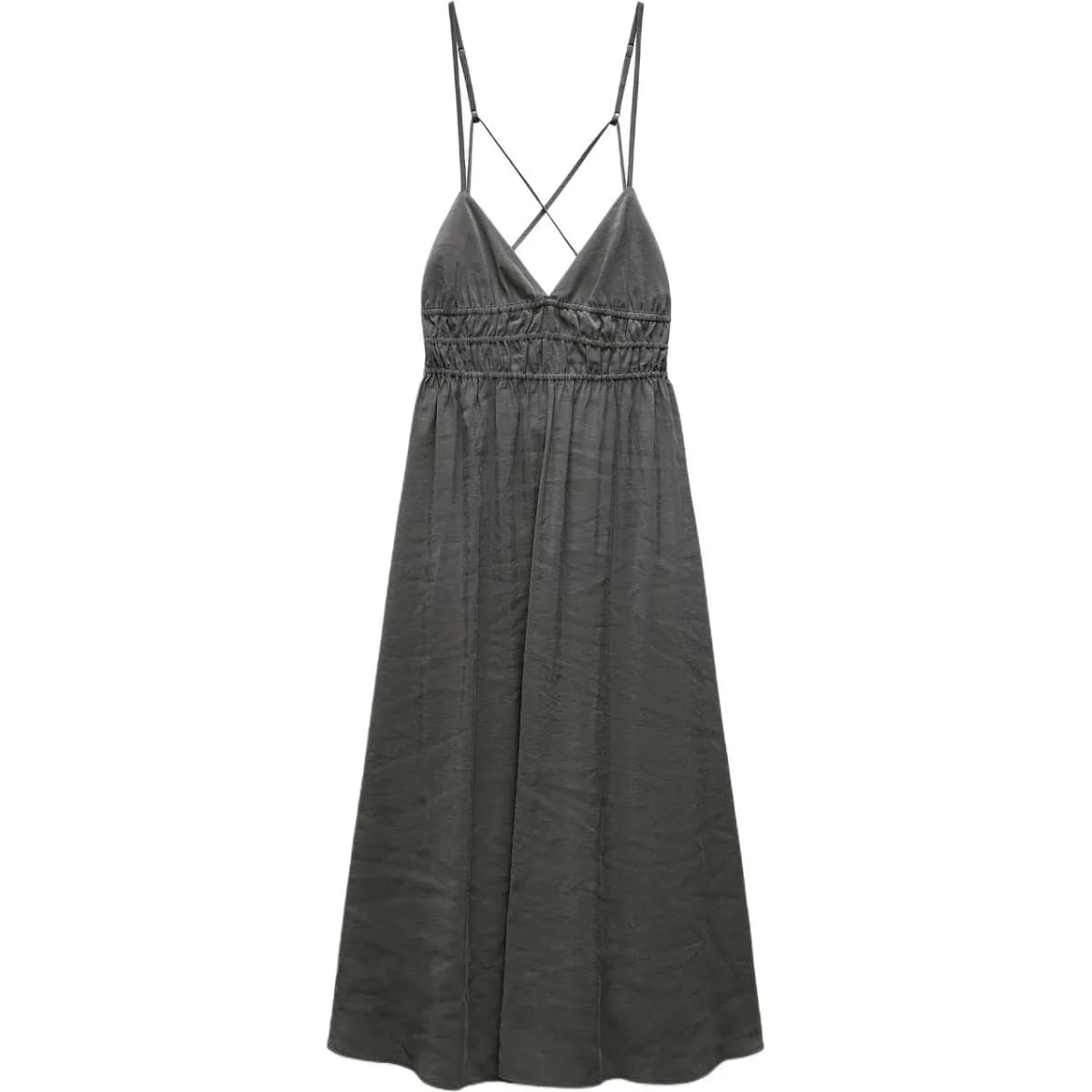 ZARA Trf Qadın Slip Donu Boz
