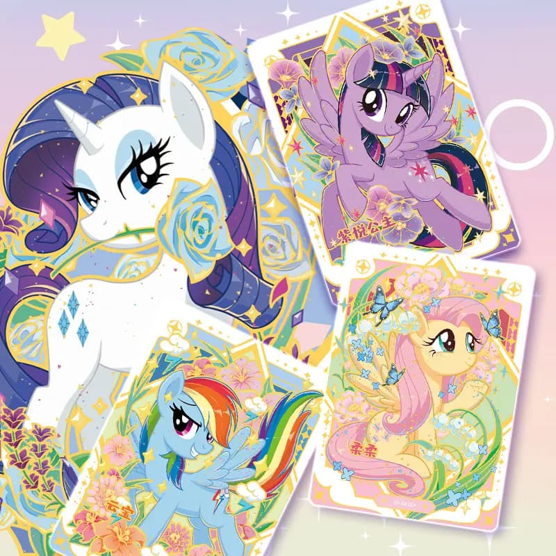 KAYOU My Little Pony Character Cards Friendship Eternal Card Rainbow Pack Series 3 Anime Cards 20 Packs/Box 15