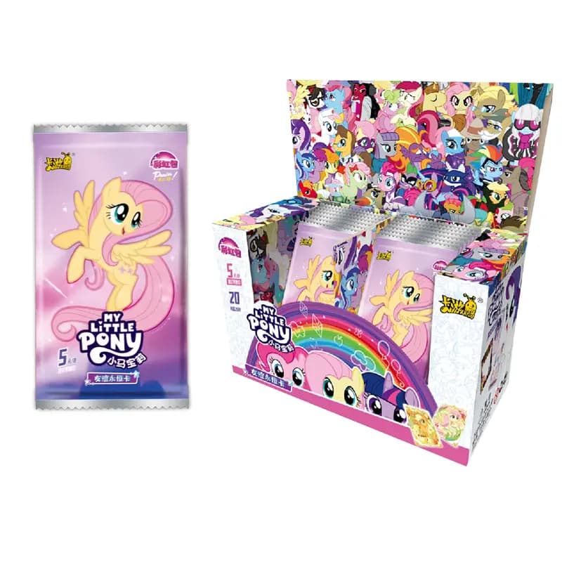 KAYOU My Little Pony Character Cards Friendship Eternal Card Rainbow Pack Series 3 Anime Cards 20 Packs/Box 10