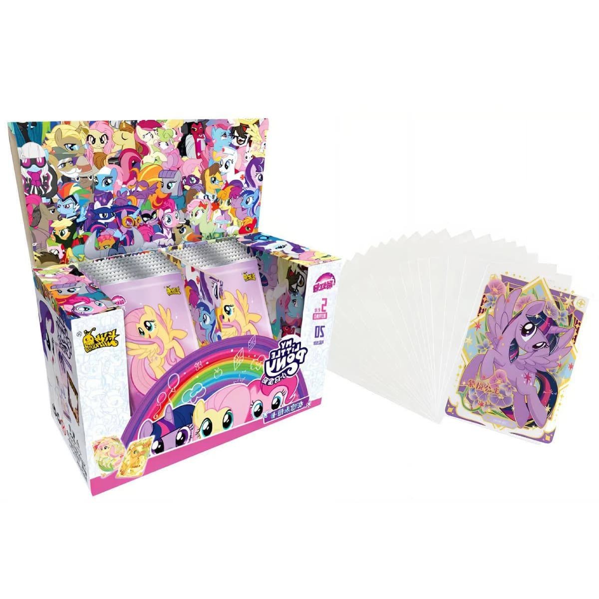 KAYOU My Little Pony Character Cards Friendship Eternal Card Rainbow Pack Series 3 Anime Cards 20 Packs/Box 12