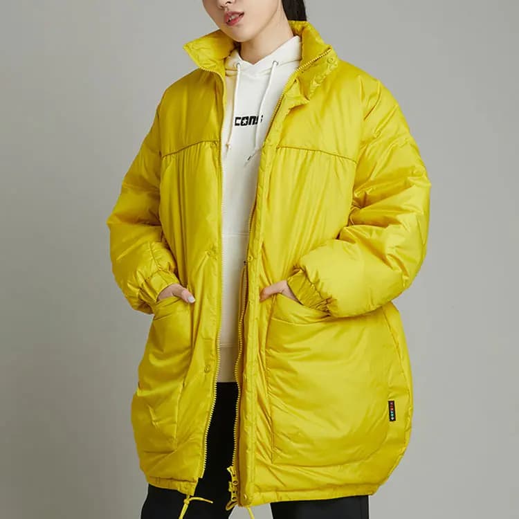 Converse Unisex Parka Sarı 4