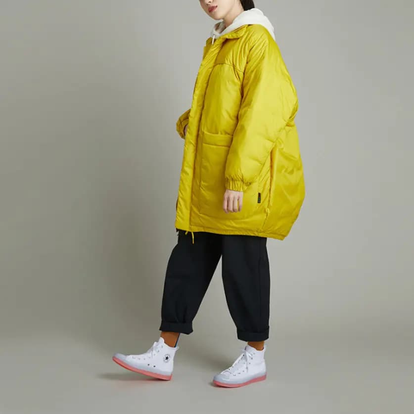 Converse Unisex Parka Sarı 3