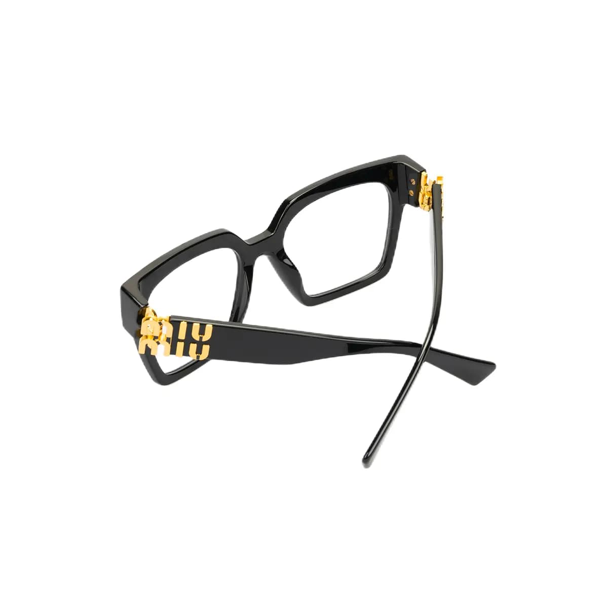 MIU MIU Logo Retro Acetate Unisex Optik Çərçivə 3
