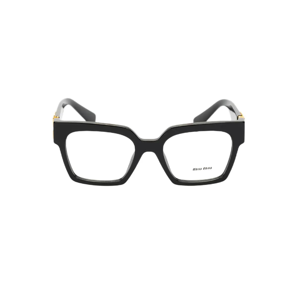 MIU MIU Logo Retro Acetate Unisex Optik Çərçivə 4