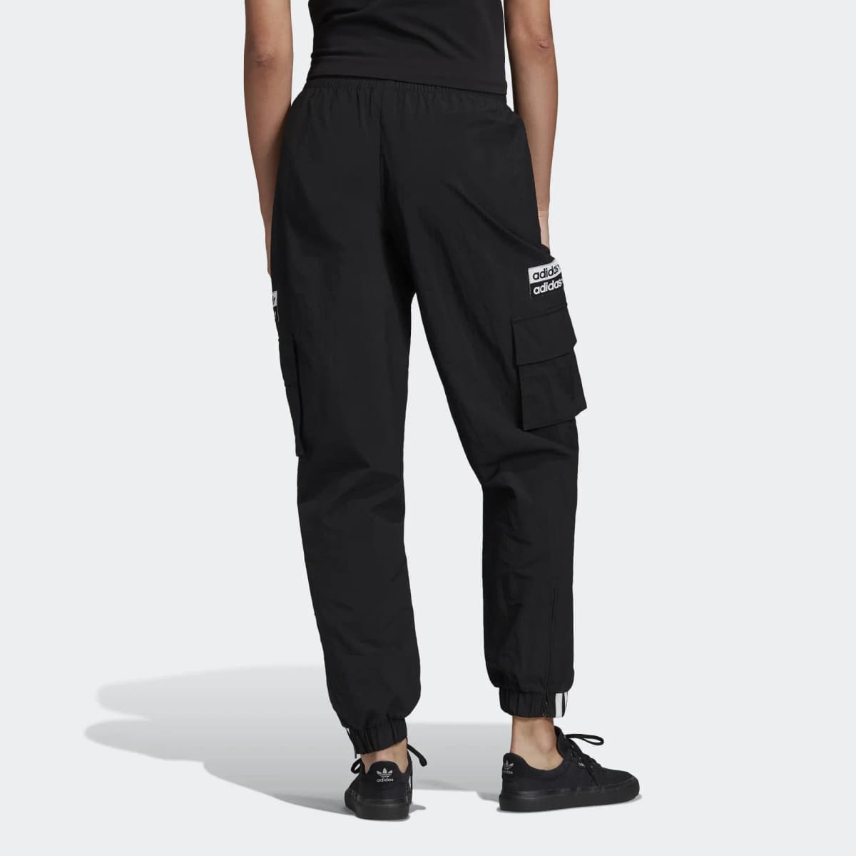 adidas Originals Trefoil Baloon Pant Qadın Karqo Şalvar Qara 4