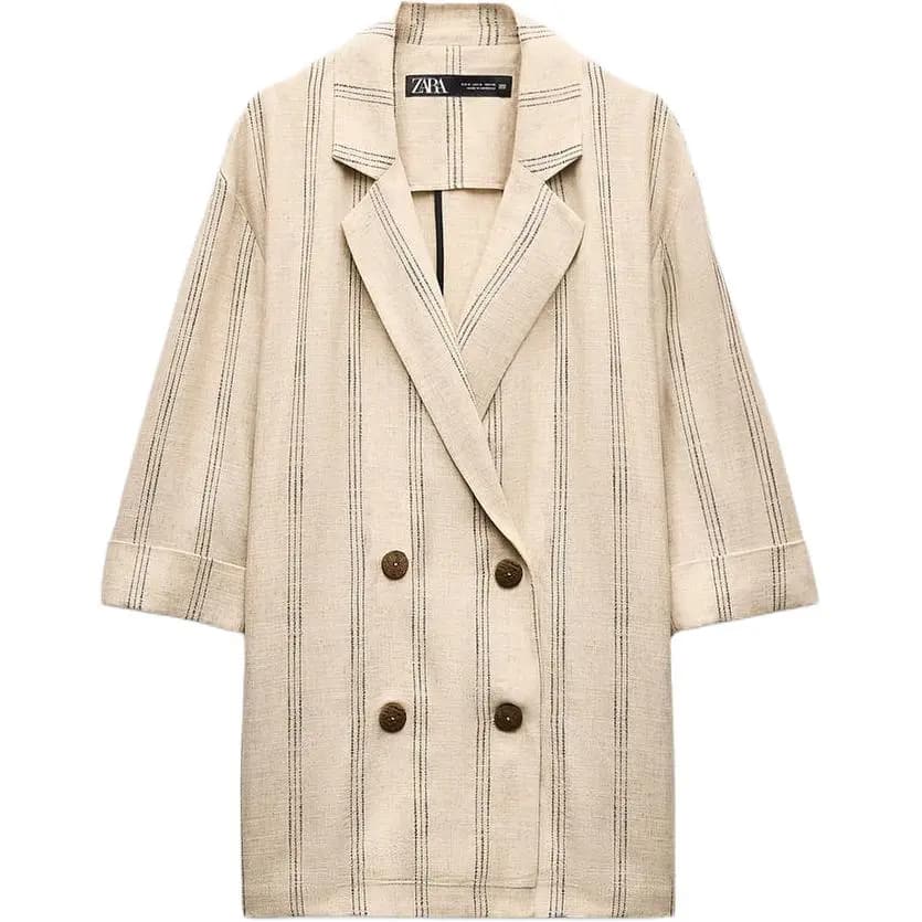 ZARA Business Suit Qadın Nude/Dəniz Mavisi