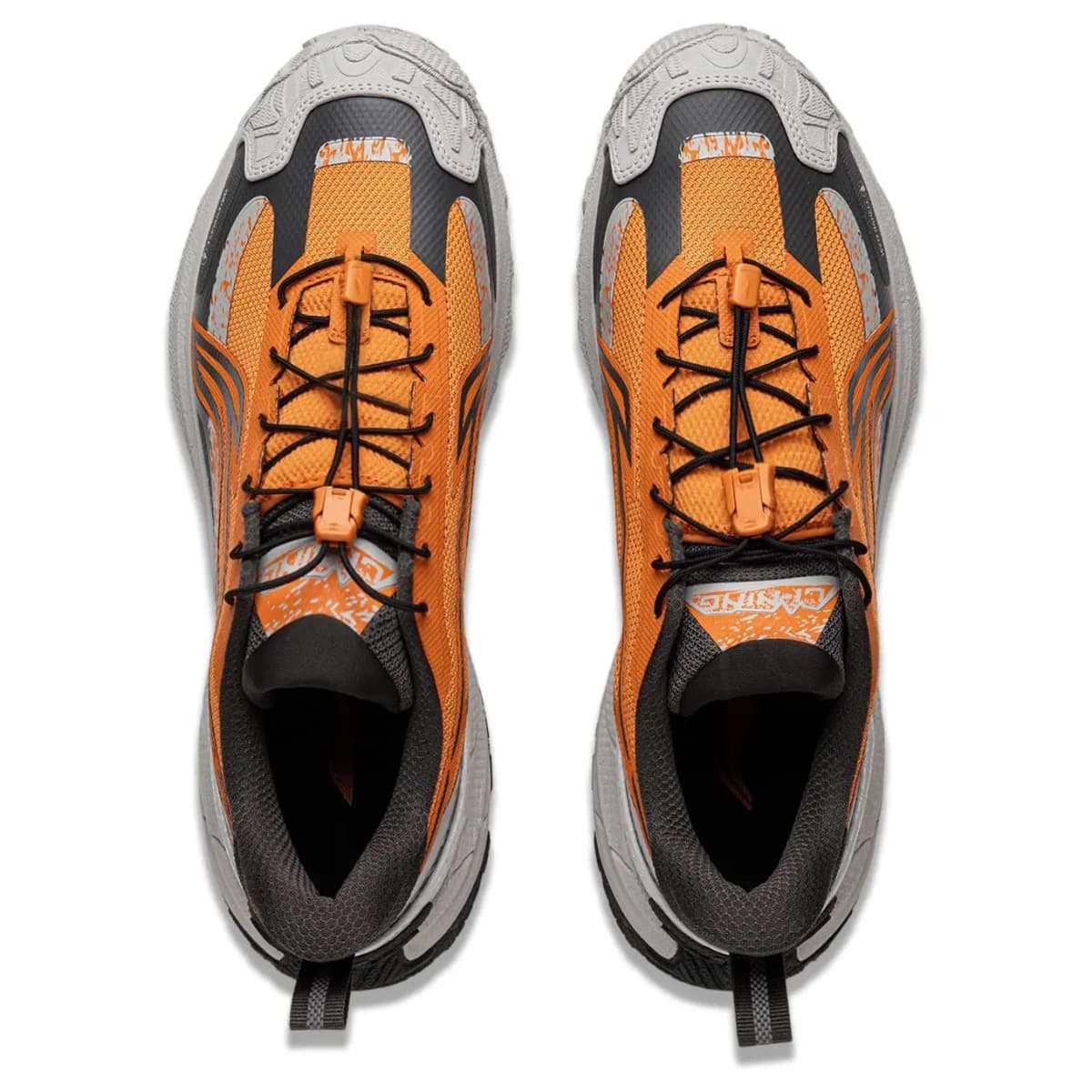 LiNing Outdoor CF Tracing, Yi Jie 2.0 Unisex Outdoor Ayaqqabısı Narıncı/Boz 6