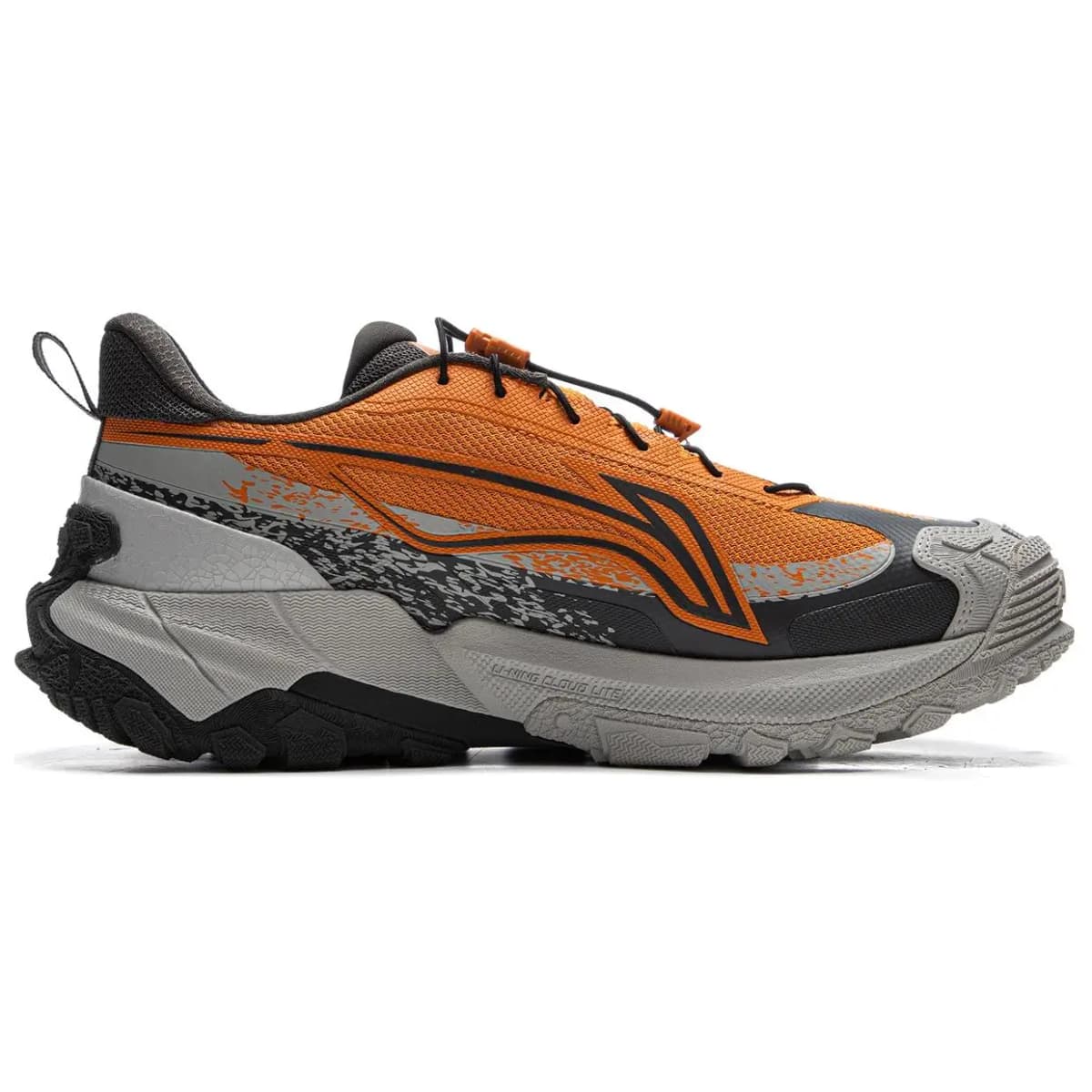 LiNing Outdoor CF Tracing, Yi Jie 2.0 Unisex Outdoor Ayaqqabısı Narıncı/Boz 4
