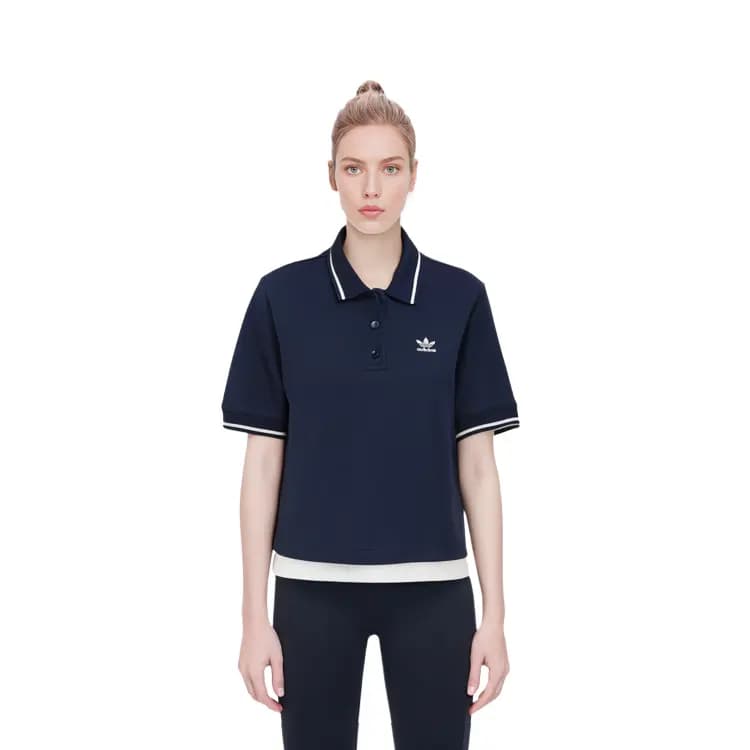 Adidas Originals Polo Köynək Qadın Dəniz Mavisi 6