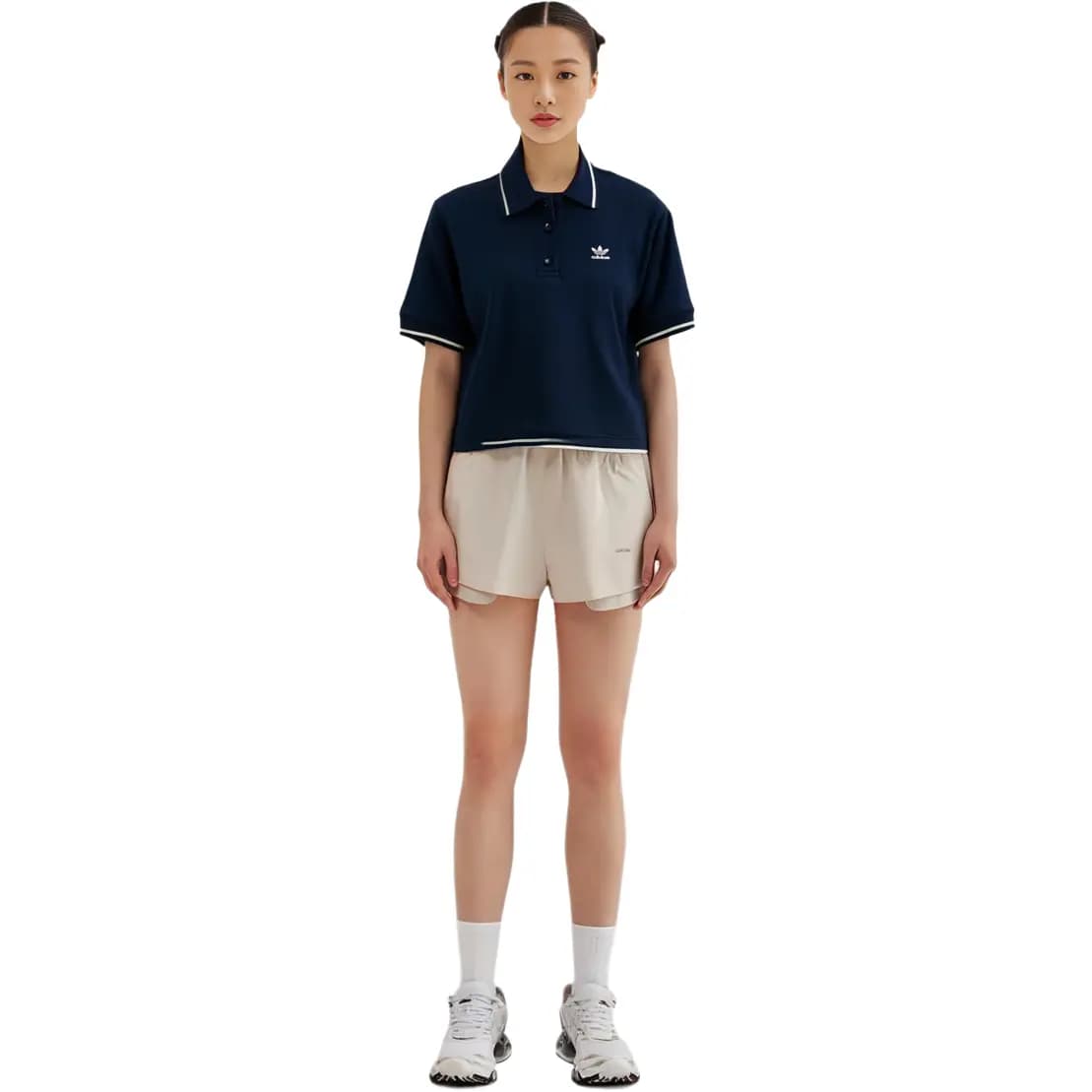 Adidas Originals Polo Köynək Qadın Dəniz Mavisi 8