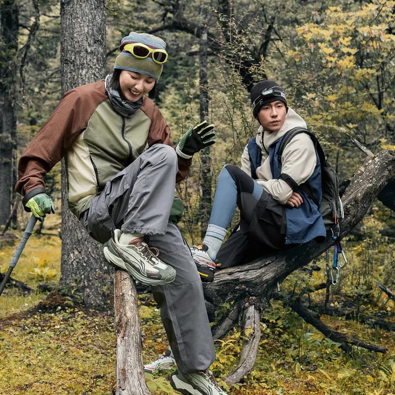 LiNing Elegance 2.0 Unisex Trekking Ayaqqabısı Boz/Yaşıl 7
