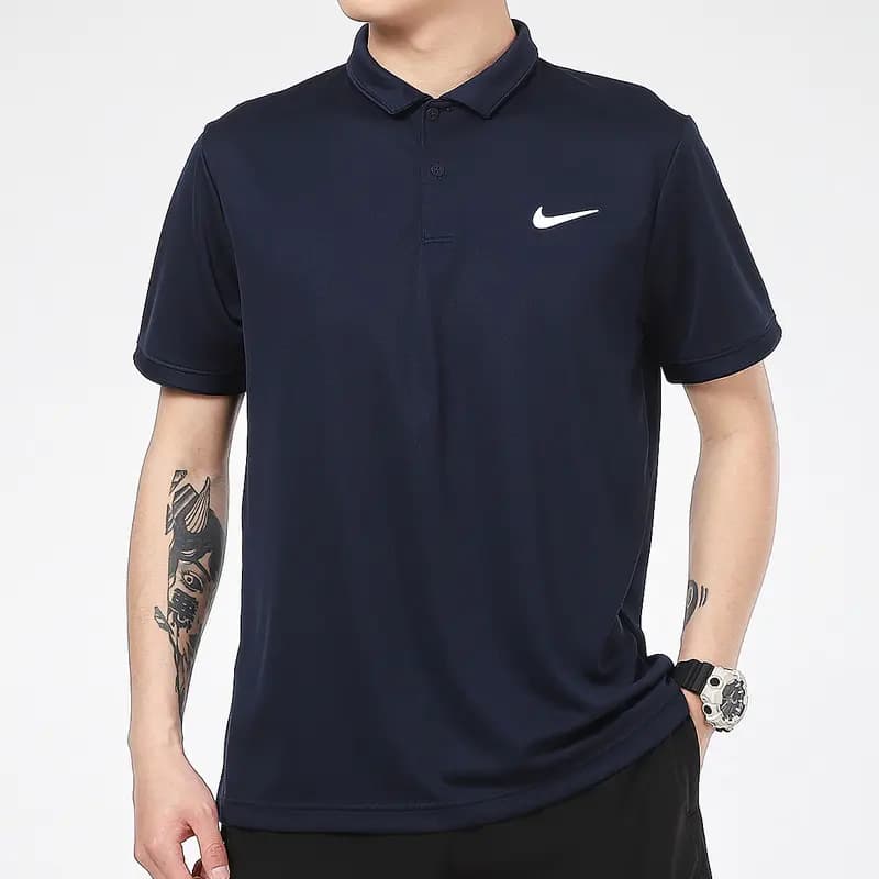 Nike Polo Shirts Men Navy Blue 3