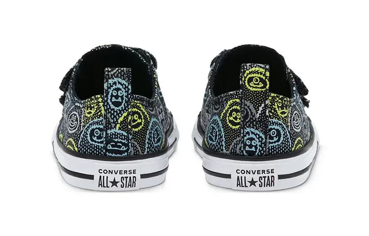 Converse Chuck Taylor All Star Low Top Uşaq Ayaqqabısı Qara/Ağ/Mavi 4