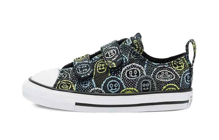 Converse Chuck Taylor All Star Low Top Uşaq Ayaqqabısı Qara/Ağ/Mavi