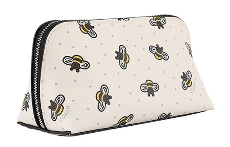 COACH Canvas Qadın Kosmetika Çantası Ağ 2