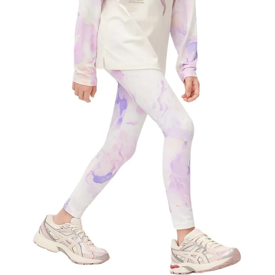 Asics Uşaq Leggings Çəhrayı/Ağ 3