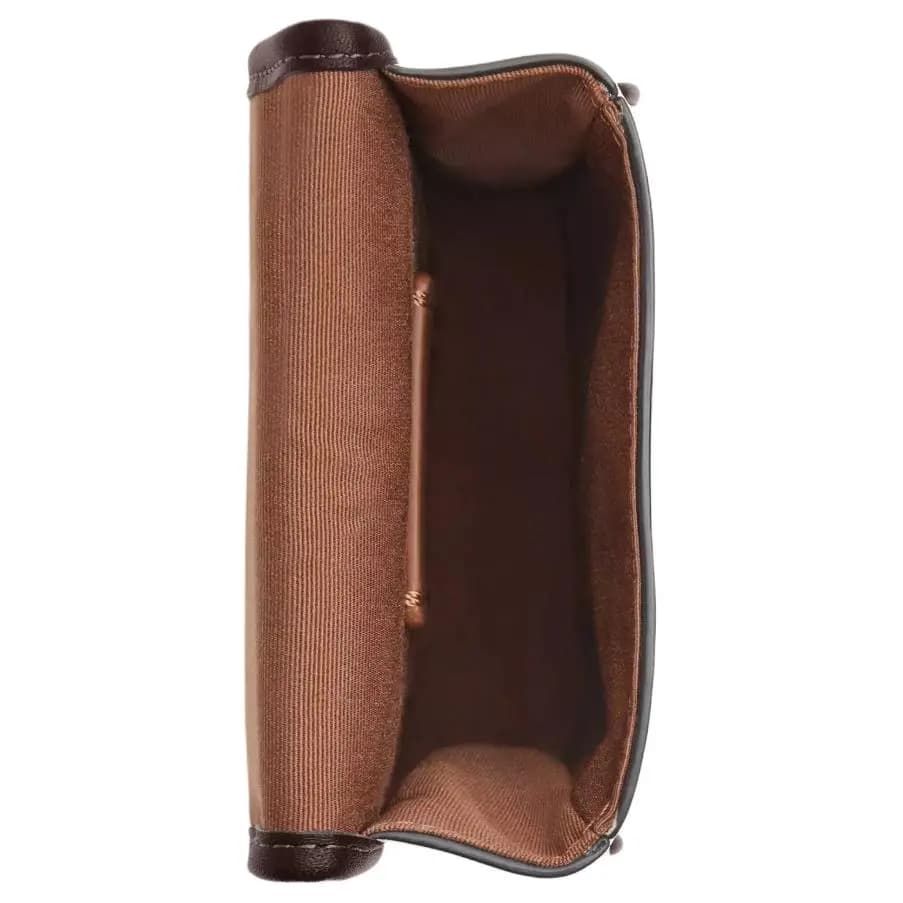COACH Racer Calfskin Telefon Çantası Kişi Chalk 3