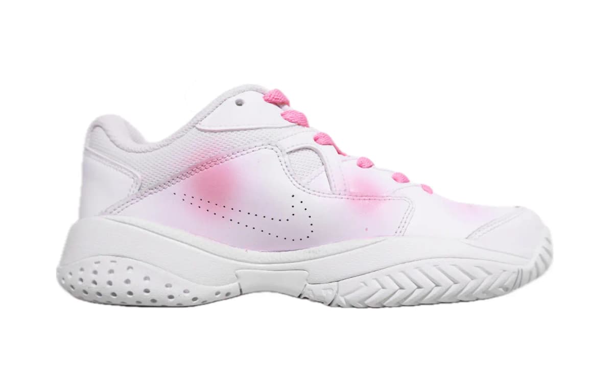 Nike Court Lite 2 Qadın Tennis Ayaqqabısı Ağ/Çəhrayı 2