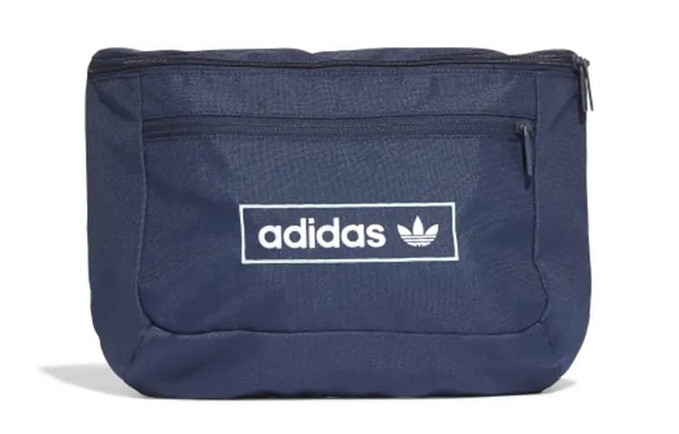 Adidas Originals Polyester Fanny Pack Unisex Navy Blue